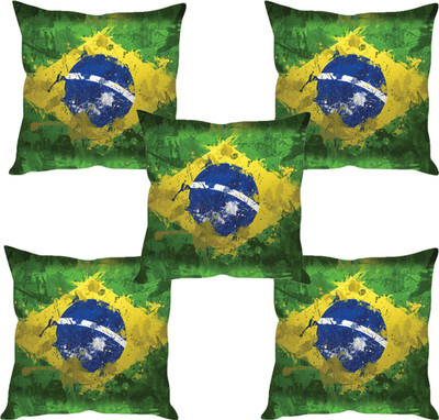 

Sleep Nature's Abstract Cushions Cover(Pack of 5, 40.63 cm*40.63 cm, Multicolor)