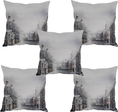 

Sleep Nature's Abstract Cushions Cover(Pack of 5, 40.63 cm*40.63 cm, Multicolor)