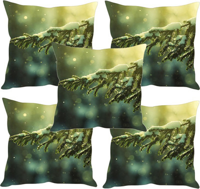 

Sleep Nature's Printed Cushions Cover(Pack of 5, 30.63 cm*30.63 cm, Multicolor)