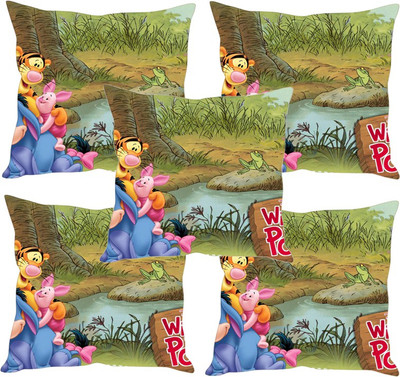 

Sleep Nature's Printed Cushions Cover(Pack of 5, 30.63 cm*30.63 cm, Multicolor)