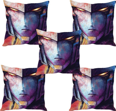 

Sleep Nature's Abstract Cushions Cover(Pack of 5, 40.63 cm*40.63 cm, Multicolor)
