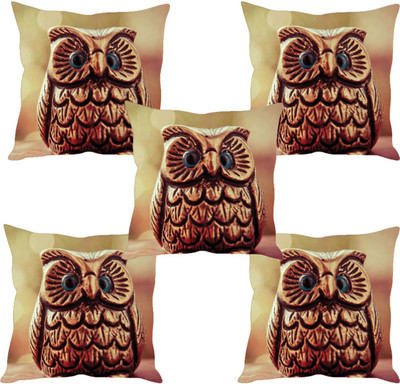 

Sleep Nature's Abstract Cushions Cover(Pack of 5, 40.63 cm*40.63 cm, Multicolor)