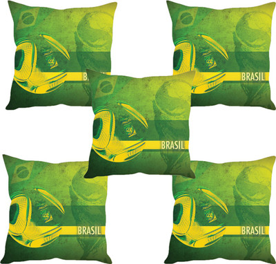 

Sleep Nature's Abstract Cushions Cover(Pack of 5, 40.63 cm*40.63 cm, Multicolor)