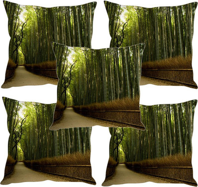 

Sleep Nature's Printed Cushions Cover(Pack of 5, 40.63 cm*40.63 cm, Multicolor)