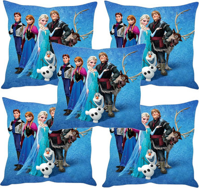 

Sleep Nature's Printed Cushions Cover(Pack of 5, 30.63 cm*30.63 cm, Multicolor)