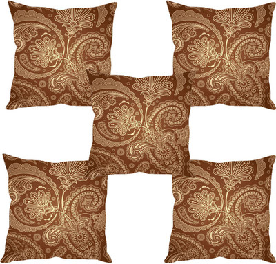 

Sleep Nature's Abstract Cushions Cover(Pack of 5, 30.63 cm*30.63 cm, Multicolor)