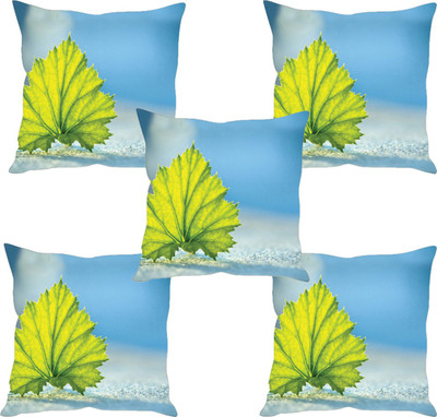 

Sleep Nature's Abstract Cushions Cover(Pack of 5, 40.63 cm*40.63 cm, Multicolor)