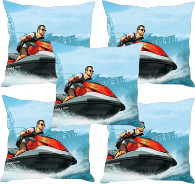 

Sleep Nature's Printed Cushions Cover(Pack of 5, 30.63 cm*30.63 cm, Multicolor)