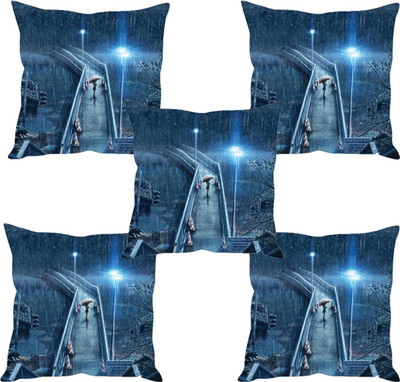 

Sleep Nature's Abstract Cushions Cover(Pack of 5, 30.63 cm*30.63 cm, Multicolor)