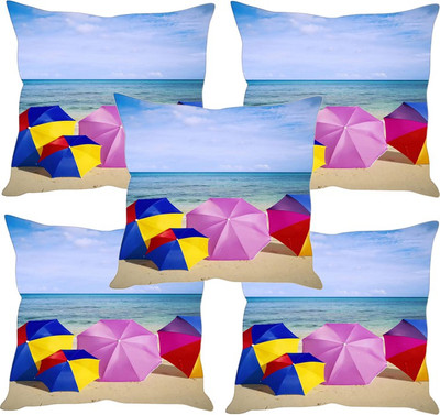 

Sleep Nature's Printed Cushions Cover(Pack of 5, 30.63 cm*30.63 cm, Multicolor)