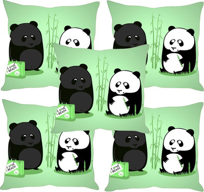 

Sleep Nature's Printed Cushions Cover(Pack of 5, 40.63 cm*40.63 cm, Multicolor)