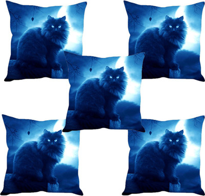 

Sleep Nature's Abstract Cushions Cover(Pack of 5, 30.63 cm*30.63 cm, Multicolor)