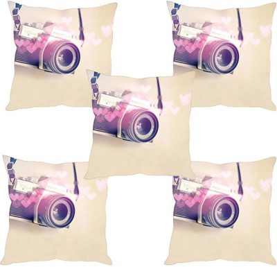 

Sleep Nature's Abstract Cushions Cover(Pack of 5, 40.63 cm*40.63 cm, Multicolor)
