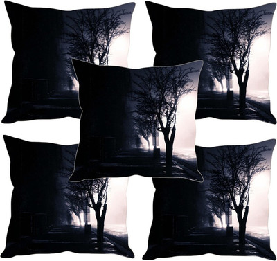 

Sleep Nature's Printed Cushions Cover(Pack of 5, 30.63 cm*30.63 cm, Multicolor)