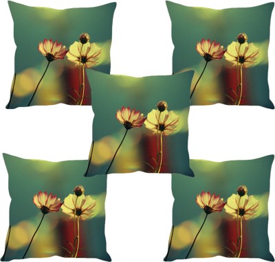 

Sleep Nature's Abstract Cushions Cover(Pack of 5, 30.63 cm*30.63 cm, Multicolor)