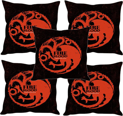 

Sleep Nature's Printed Cushions Cover(Pack of 5, 30.63 cm*30.63 cm, Multicolor)