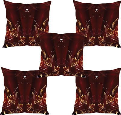 

Sleep Nature's Abstract Cushions Cover(Pack of 5, 30.63 cm*30.63 cm, Multicolor)