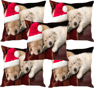 

Sleep Nature's Printed Cushions Cover(Pack of 5, 30.63 cm*30.63 cm, Multicolor)
