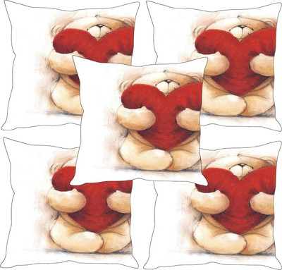 

Sleep Nature's Printed Cushions Cover(Pack of 5, 30.63 cm*30.63 cm, Multicolor)