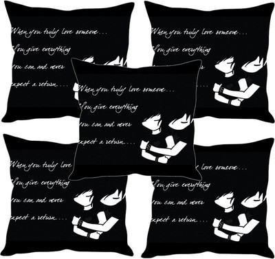 

Sleep Nature's Printed Cushions Cover(Pack of 5, 40.63 cm*40.63 cm, Multicolor)