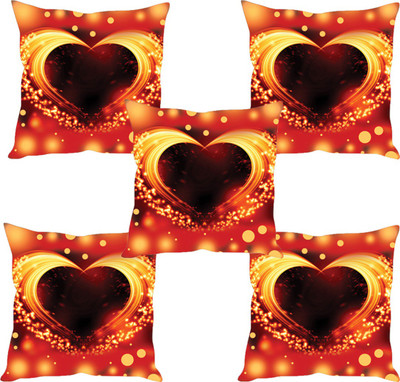 

Sleep Nature's Abstract Cushions Cover(Pack of 5, 30.63 cm*30.63 cm, Multicolor)