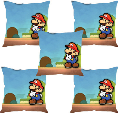 

Sleep Nature's Abstract Cushions Cover(Pack of 5, 30.63 cm*30.63 cm, Multicolor)