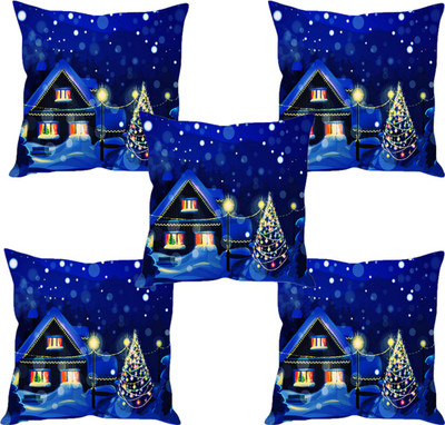

Sleep Nature's Abstract Cushions Cover(Pack of 5, 40.63 cm*40.63 cm, Multicolor)