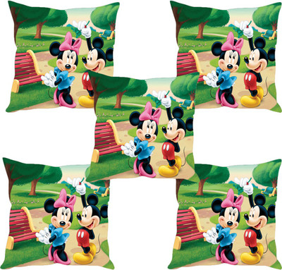 

Sleep Nature's Abstract Cushions Cover(Pack of 5, 40.63 cm*40.63 cm, Multicolor)