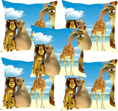 

Sleep Nature's Printed Cushions Cover(Pack of 5, 30.63 cm*30.63 cm, Multicolor)