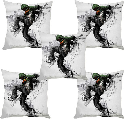 

Sleep Nature's Abstract Cushions Cover(Pack of 5, 40.63 cm*40.63 cm, Multicolor)