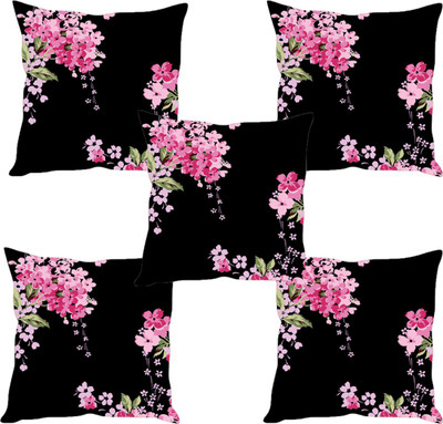 

Sleep Nature's Abstract Cushions Cover(Pack of 5, 30.63 cm*30.63 cm, Multicolor)