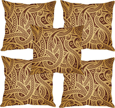 

Sleep Nature's Printed Cushions Cover(Pack of 5, 30.63 cm*30.63 cm, Multicolor)