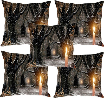 

Sleep Nature's Printed Cushions Cover(Pack of 5, 40.63 cm*40.63 cm, Multicolor)