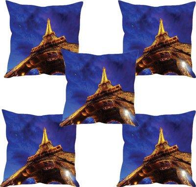 

Sleep Nature's Abstract Cushions Cover(Pack of 5, 30.63 cm*30.63 cm, Multicolor)