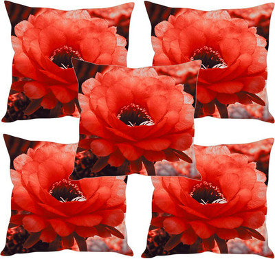 

Sleep Nature's Printed Cushions Cover(Pack of 5, 30.63 cm*30.63 cm, Multicolor)