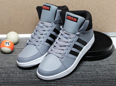 

ADIDAS NEO VS HOOPS MID Sneakers For Men(Grey, Grey/cblack/solred
