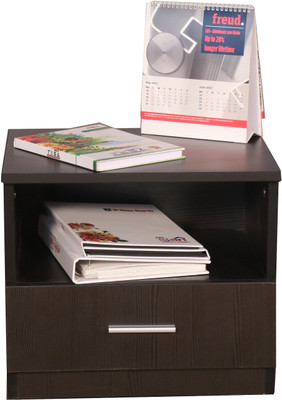 

Decor Modular Engineered Wood Bedside Table(Finish Color - Black)