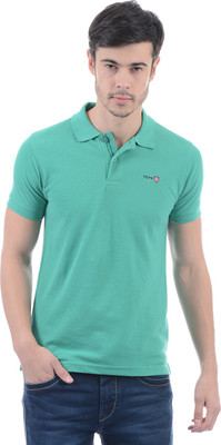 

Pepe Jeans Solid Men's Polo Neck Green T-Shirt