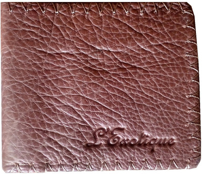 

L'Exotique Men Brown Genuine Leather Wallet(3 Card Slots)
