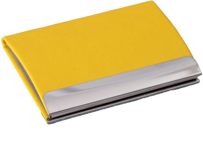 

U. R. GOD Men Yellow Artificial Leather Card Holder(1 Card Slot)