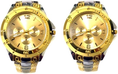 BIGSALE786 GoldBlack20 Analog Watch  - For Boys   Watches  (Bigsale786)