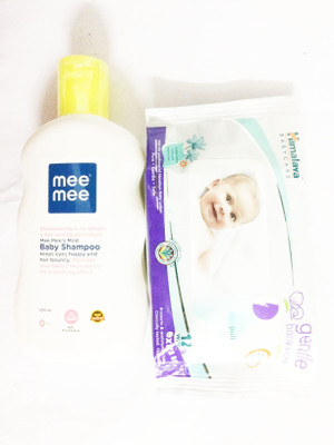 

Himalaya baby wipes, shampoo(White)