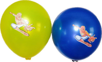 

PartyballoonsHK Printed Cartoon character SpiderMan Balloon(Multicolor, Pack of 5)