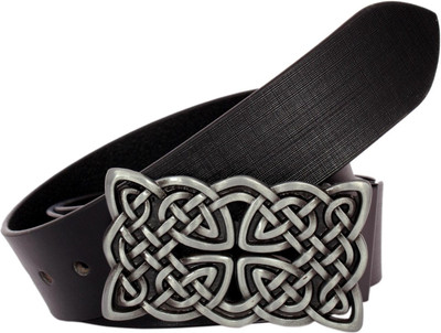 

Sri Men Casual Black Genuine Leather Belt
