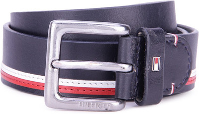 

Tommy Hilfiger Men Casual Blue Genuine Leather Belt, Navy