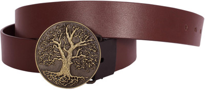 

Sri Men Casual Brown Genuine Leather Belt