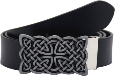 

Sri Men Party Black Genuine Leather Belt