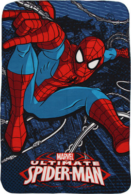 

Spiderman Printed  Blanket(Microfiber, Multicolor