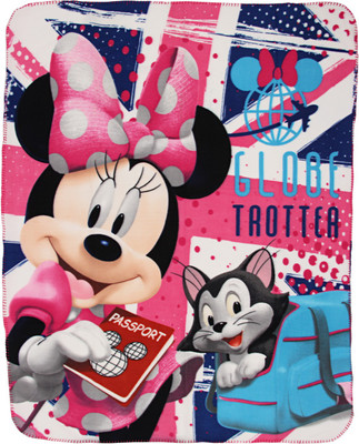 

Minnie Mouse Printed  Blanket(Microfiber, Multicolor