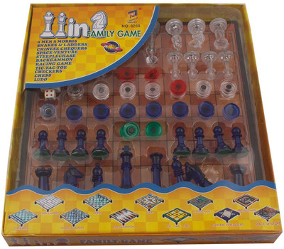 

Kaarq 11 in 1 multiplayer chess Board Game